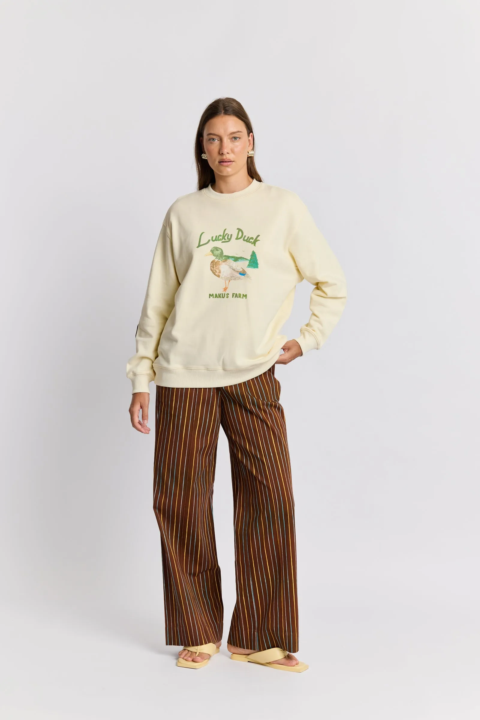 Lucky Duck Sweatshirt sold by Maku the Label product image thumbnail 4