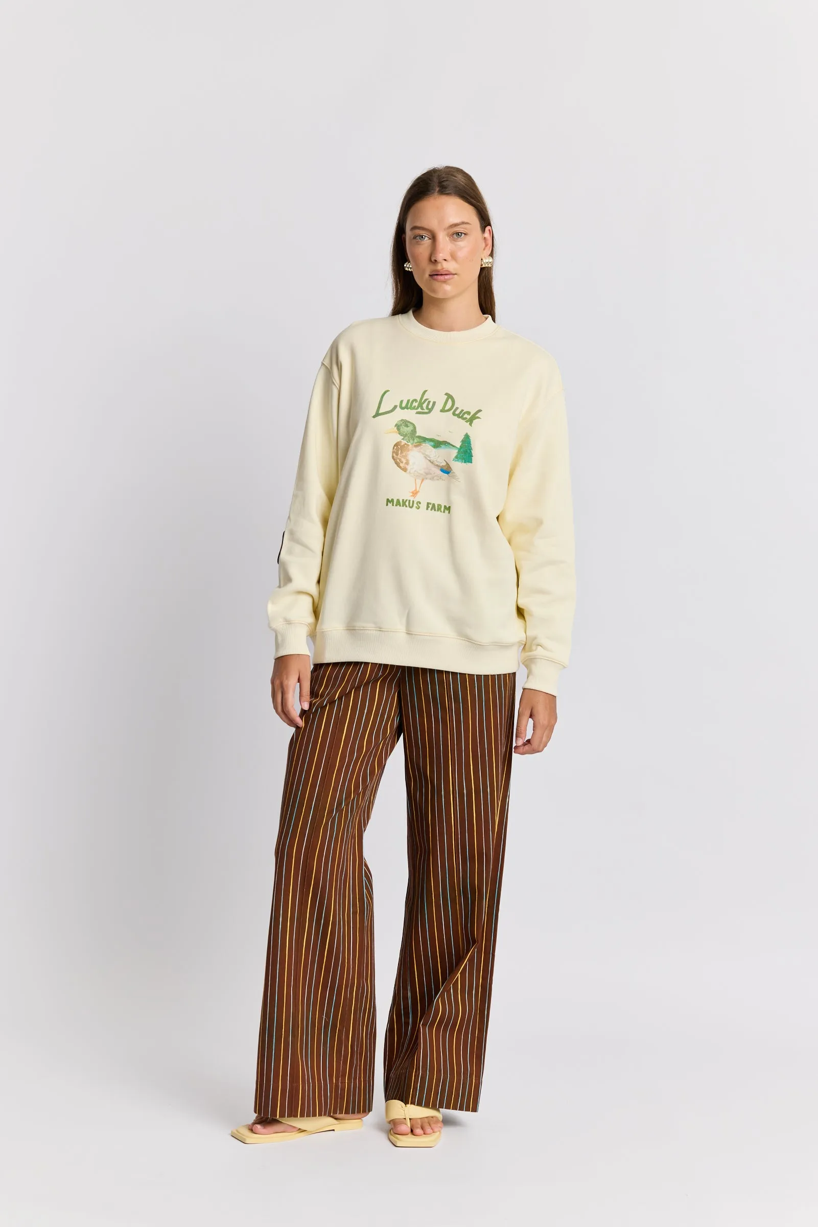 Lucky Duck Sweatshirt sold by Maku the Label product image thumbnail 3