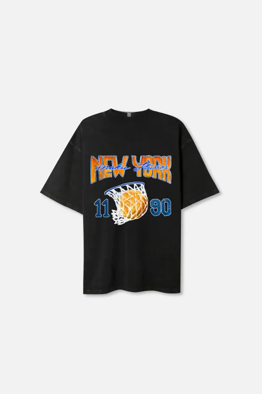 New York Basketball Tee made by Maku the Label