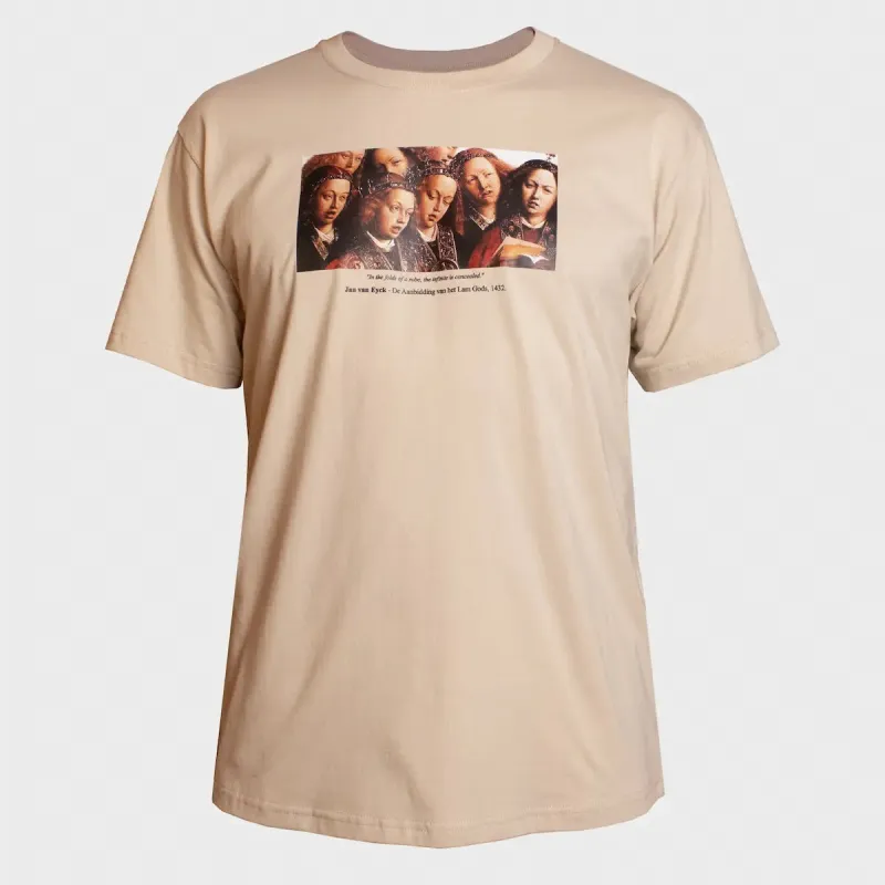 CHOIR OF ANGELS - T-SHIRT - BEIGE sold by NNARA