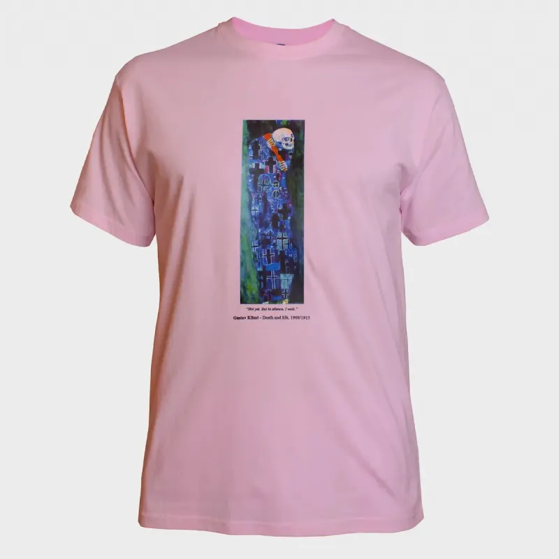 THE GAZE OF DEATH - T-SHIRT - PINK made by NNARA