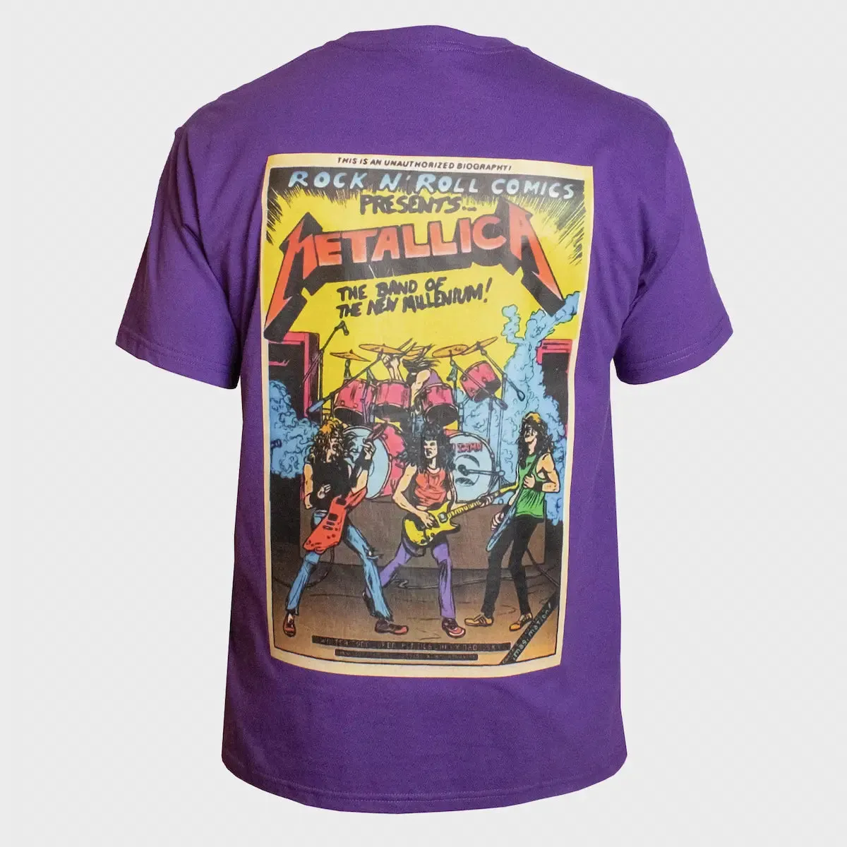 METALLICA - R&R COMICS - T-SHIRT - PURPLE sold by NNARA
