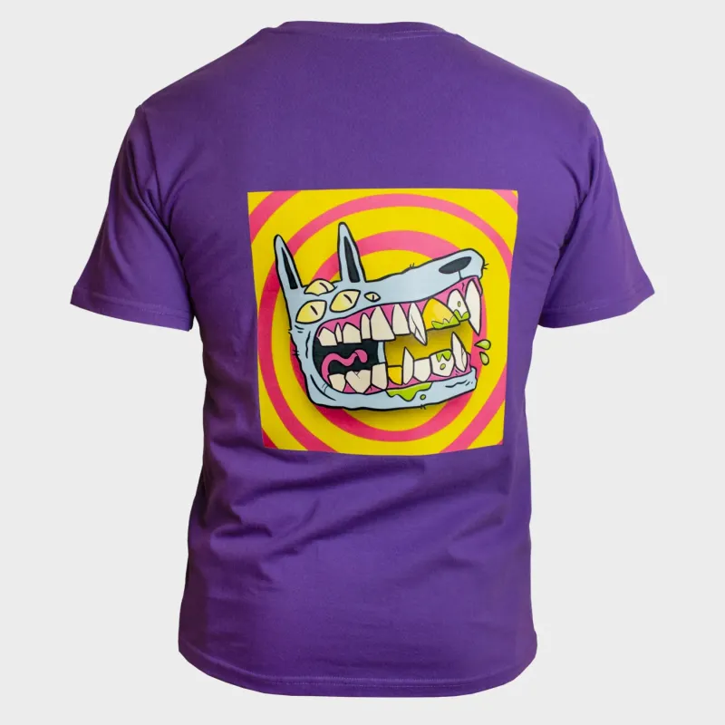 MUTANT DOG - T-SHIRT - PURPLE made by NNARA