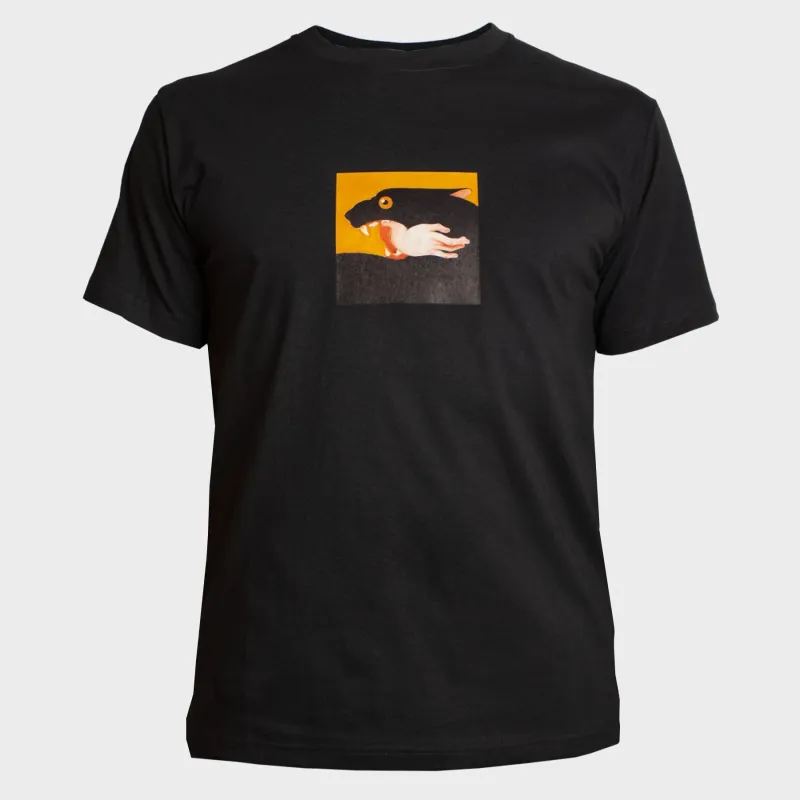 BLACK PANTER- T-SHIRT - BLACK sold by NNARA