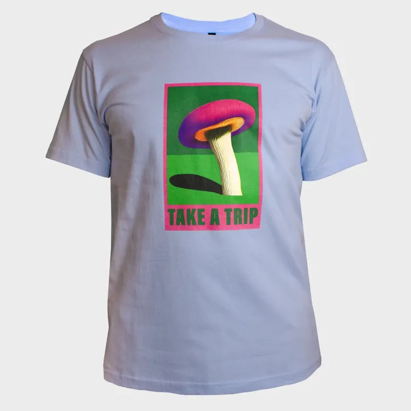 TAKE A TRIP - T-SHIRT - LIGHT BLUE sold by NNARA