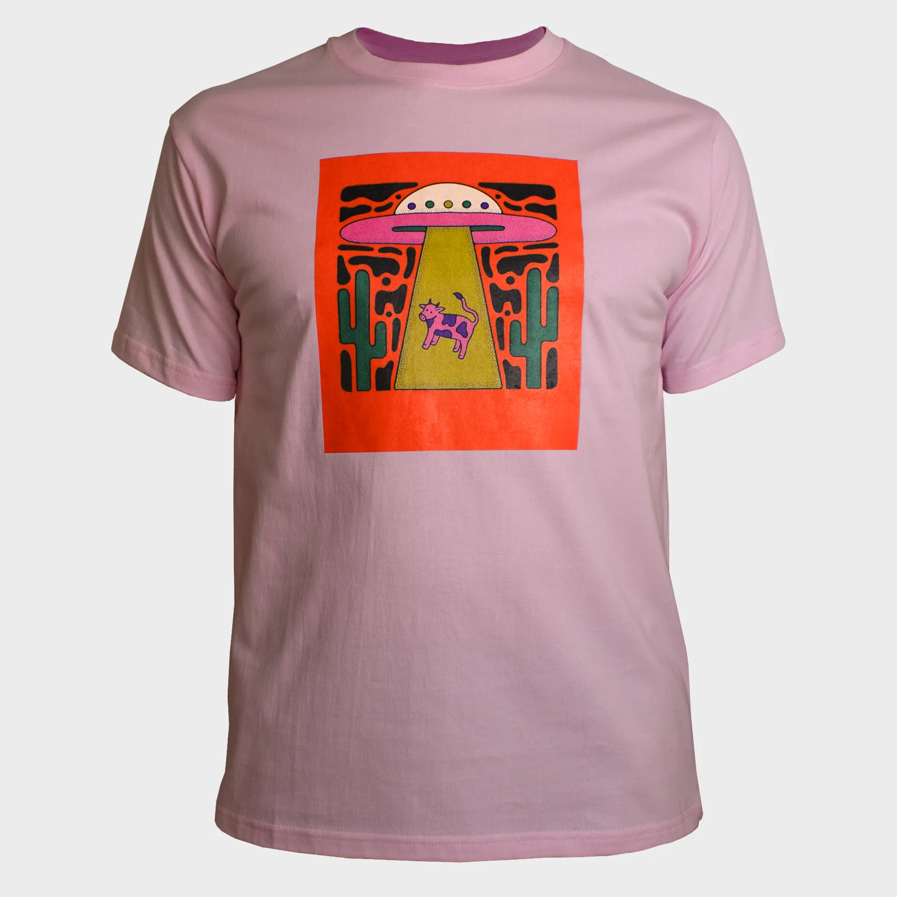 UFO & COW - T-SHIRT - PURPLE sold by NNARA