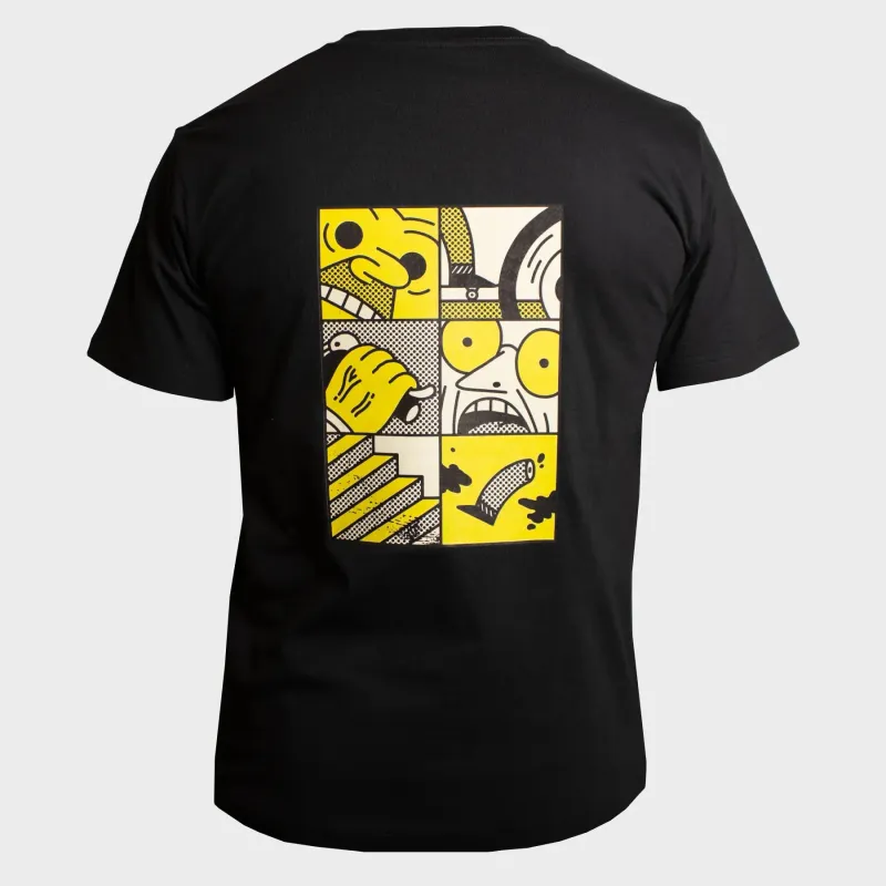 COMIC CUT - T-SHIRT - BLACK sold by NNARA