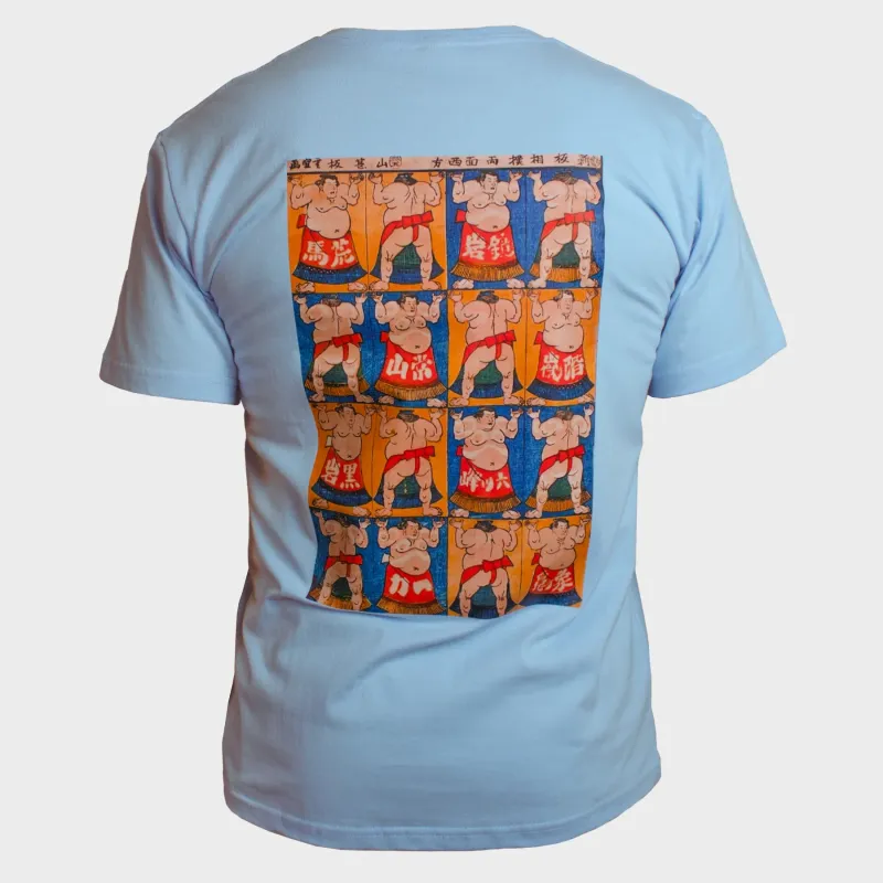 SUMO GRID - T-SHIRT - LIGHT BLUE sold by NNARA