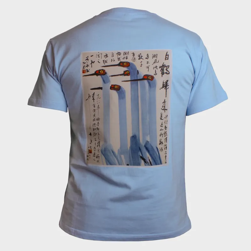 THE CRANES - T-SHIRT - LIGHT BLUE sold by NNARA