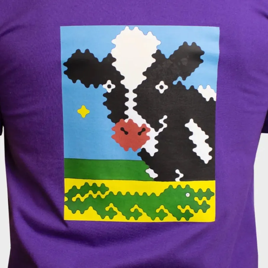 COW & CROCODILE - T-SHIRT - PURPLE sold by NNARA product image thumbnail 2