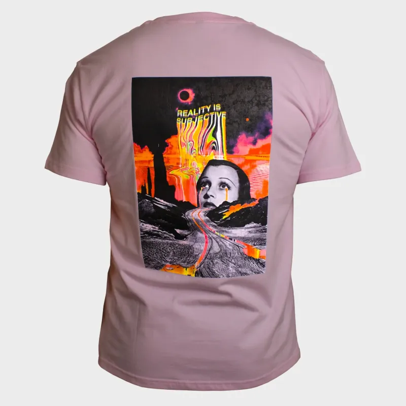 REALITY IS SUBJECTIVE - T-SHIRT - PINK sold by NNARA