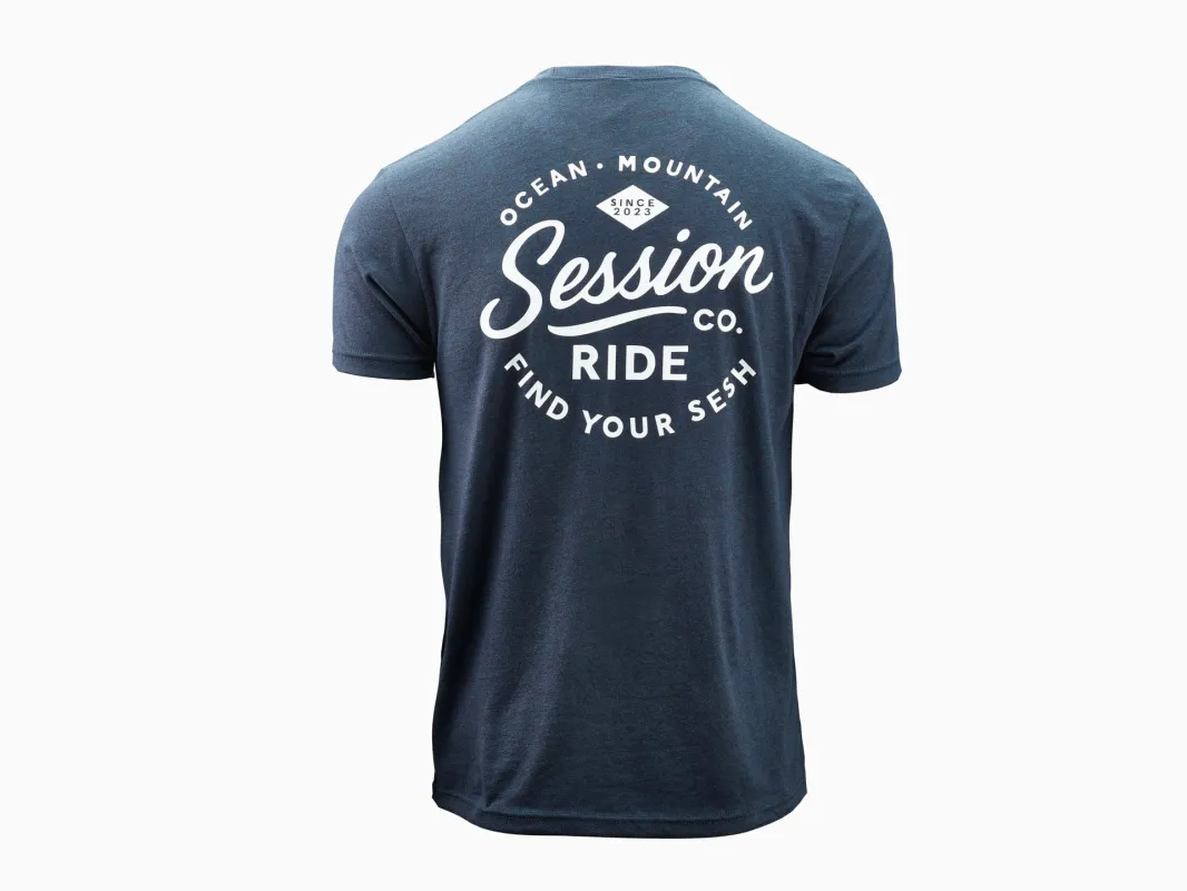 Session Tri-blend, Dark Blue sold by Session Brands