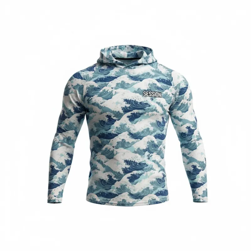 Making Waves Long Sleeve Hoodie made by Session Brands