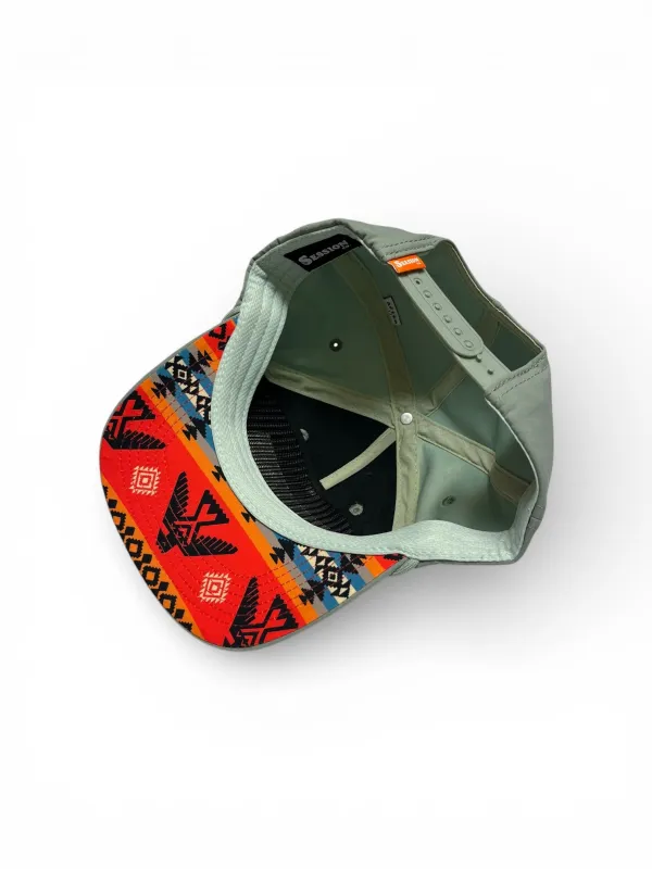 Aztec Hat, Sage Green made by Session Brands