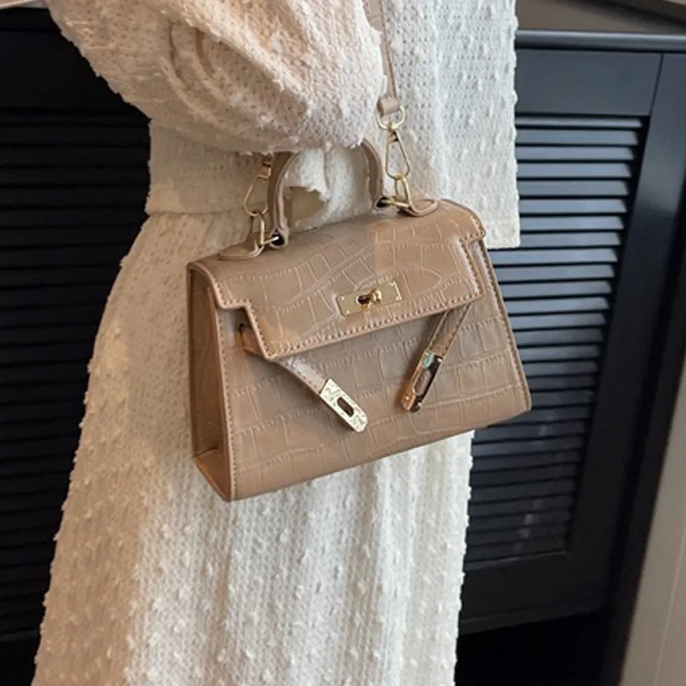 Rebecca Mini Animal Print Crossbody Shoulder Bag With Strap in Beige sold by XYlondon product image thumbnail 2