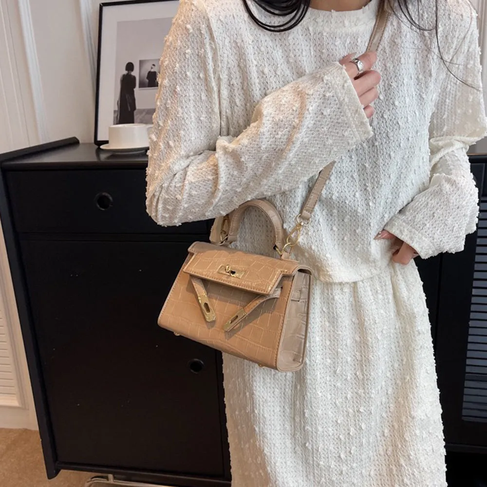 Rebecca Mini Animal Print Crossbody Shoulder Bag With Strap in Beige sold by XYlondon product image thumbnail 4