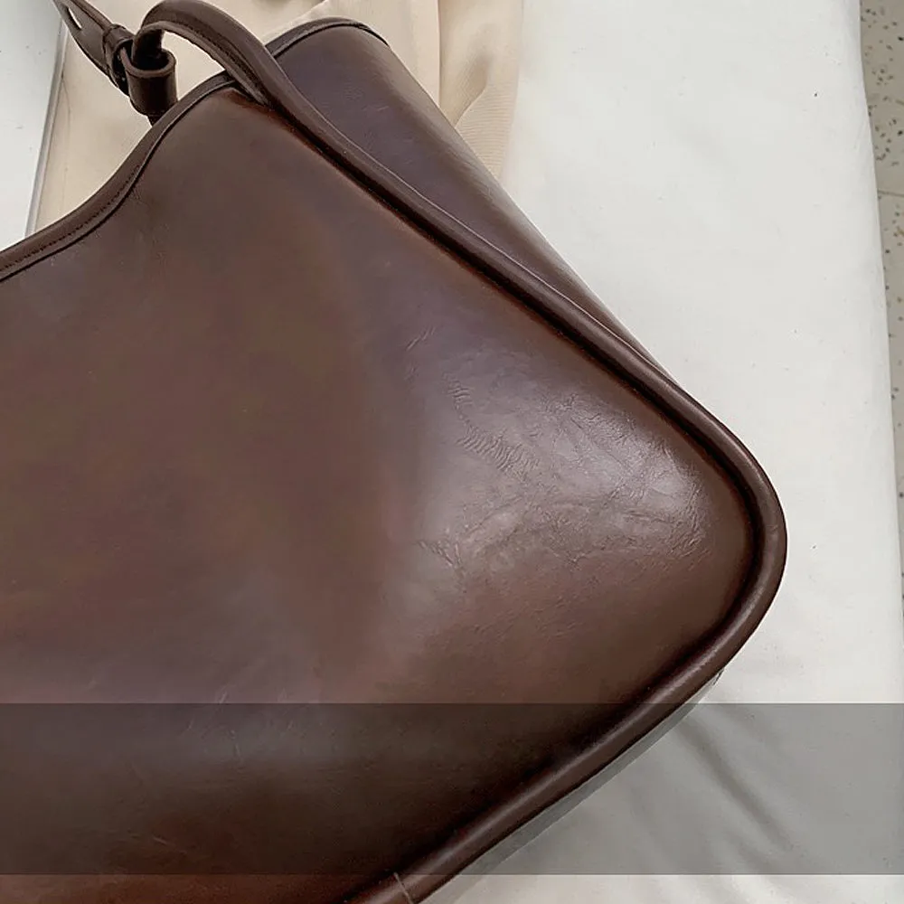 Kate Women's Shoulder Tote Bag With Strap in Brown sold by XYlondon product image thumbnail 2