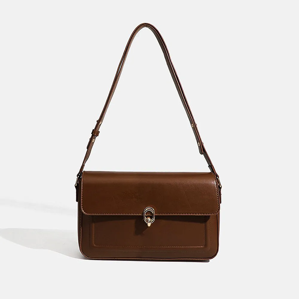 Kristie Clasp Shoulder bag With Adjustable Strap in Black sold by XYlondon product image thumbnail 4