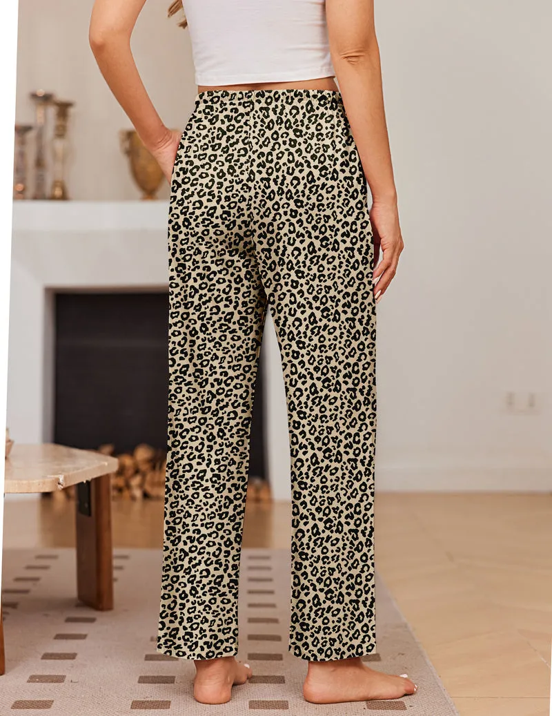 100% Cotton Pajama Pants Casual Drawstring Soft Pj Pants sold by Ekouaer product image thumbnail 4