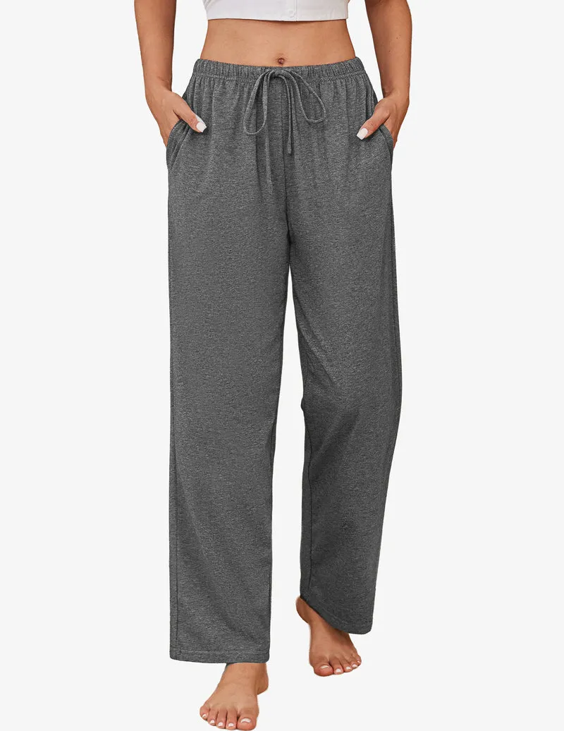 100% Cotton Pajama Pants Casual Drawstring Soft Pj Pants sold by Ekouaer