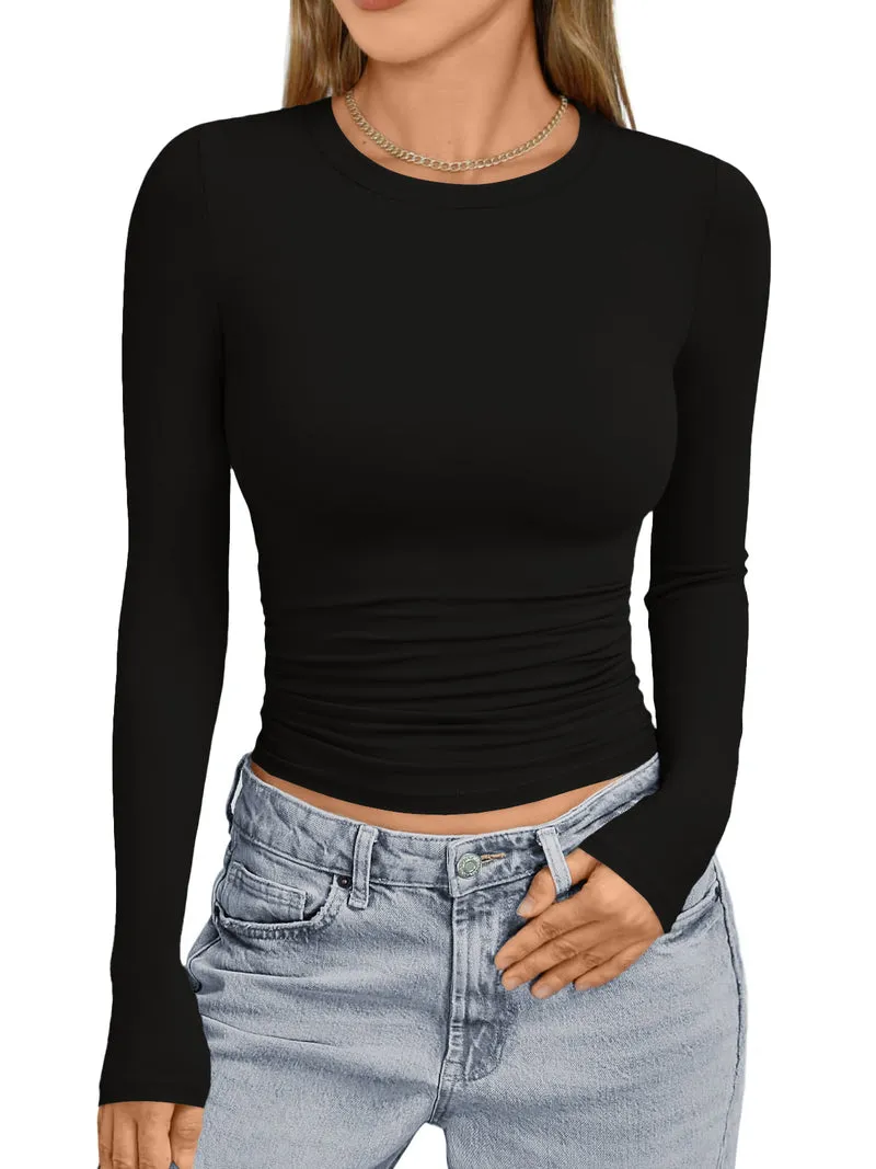 Long Sleeve Shirts Thermal Underwear Tops sold by Ekouaer product image thumbnail 5