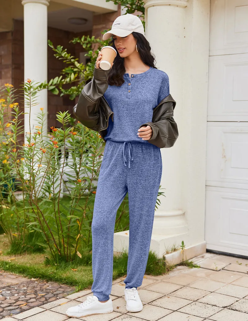 Pajama Sets Long Sleeve Lounge Set 2 Piece Pj Sets sold by Ekouaer product image thumbnail 2