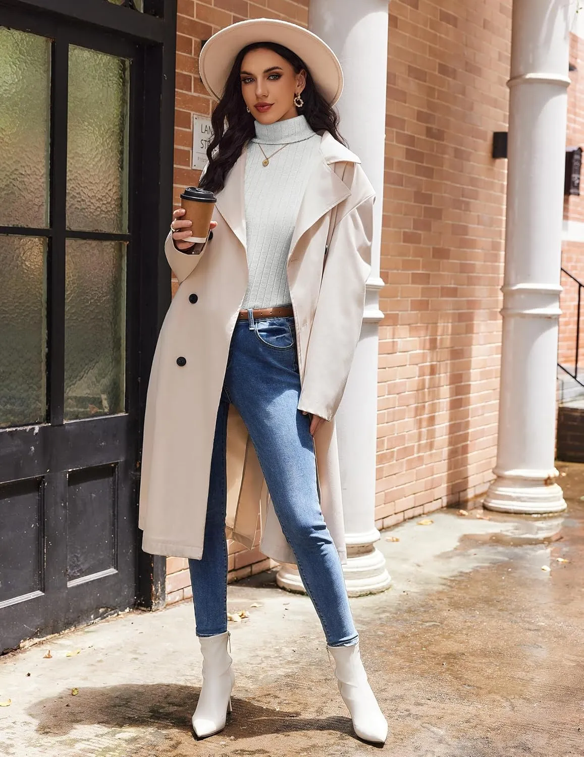 Turtleneck Tops Long Sleeve Shirts Undershirts sold by Ekouaer product image thumbnail 3