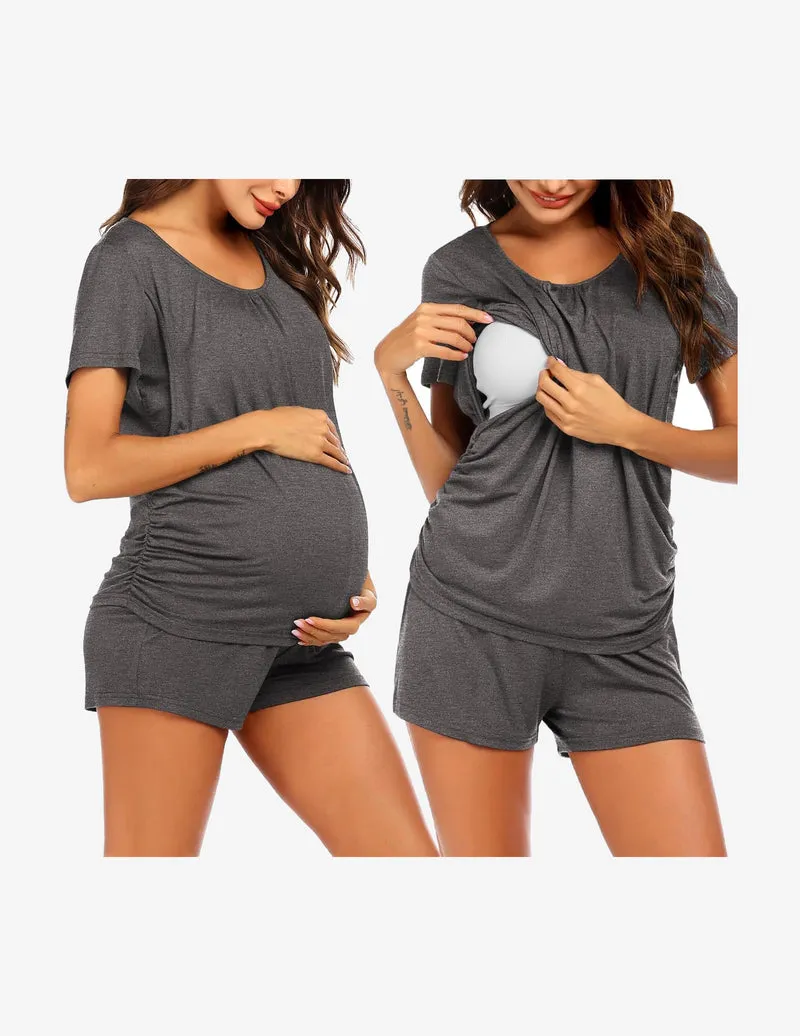 Nursing Maternity Breastfeeding Lounge Set sold by Ekouaer product image thumbnail 4