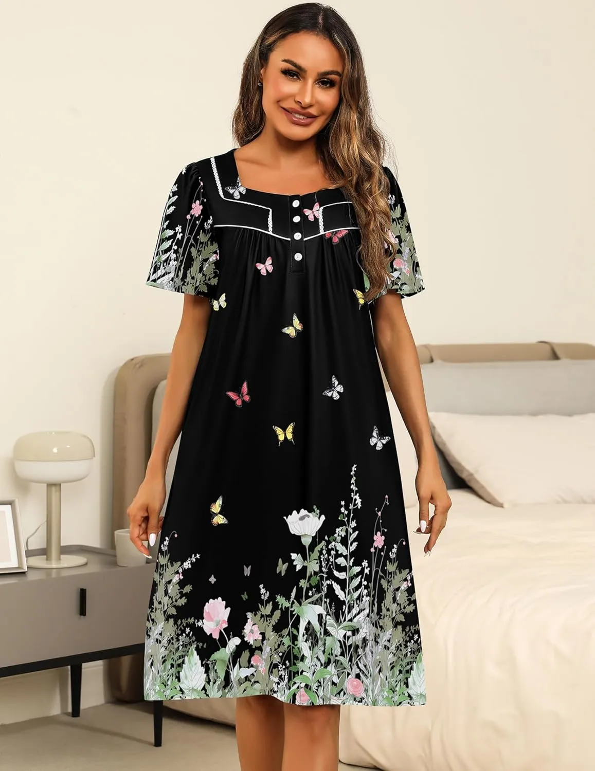 House Dress with Pockets Moomoo Dresses sold by Ekouaer product image thumbnail 3