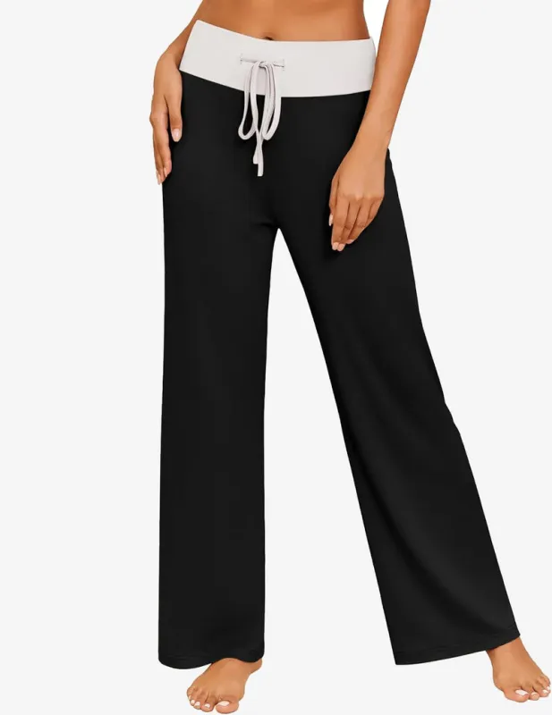 Pajama Pants Wide Leg Yoga Pants made by Ekouaer