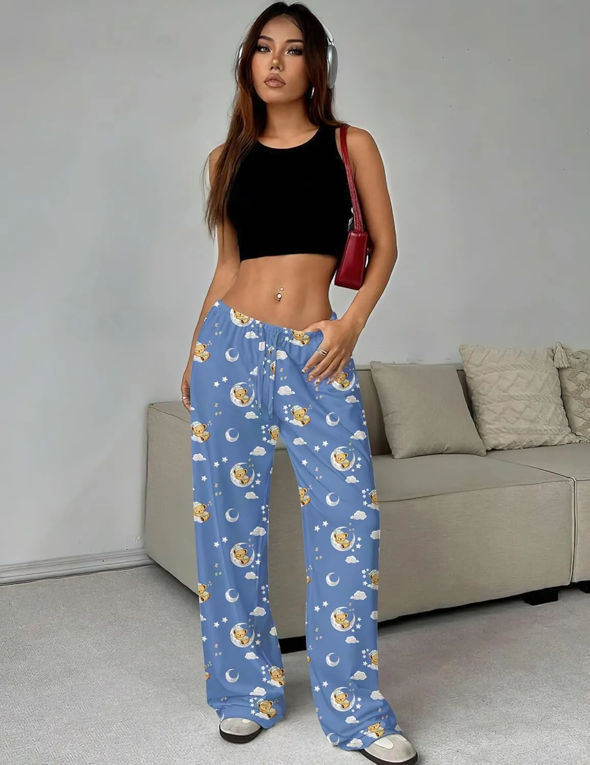 (EU Only)2 Packs Casual Trousers with Pockets sold by Ekouaer product image thumbnail 4