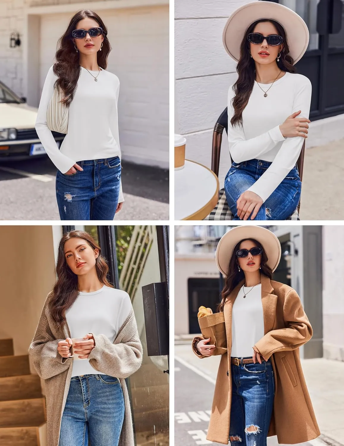 Ekouaer Long Sleeve Shirts 3 Pack Thermal Tops sold by Ekouaer product image thumbnail 4