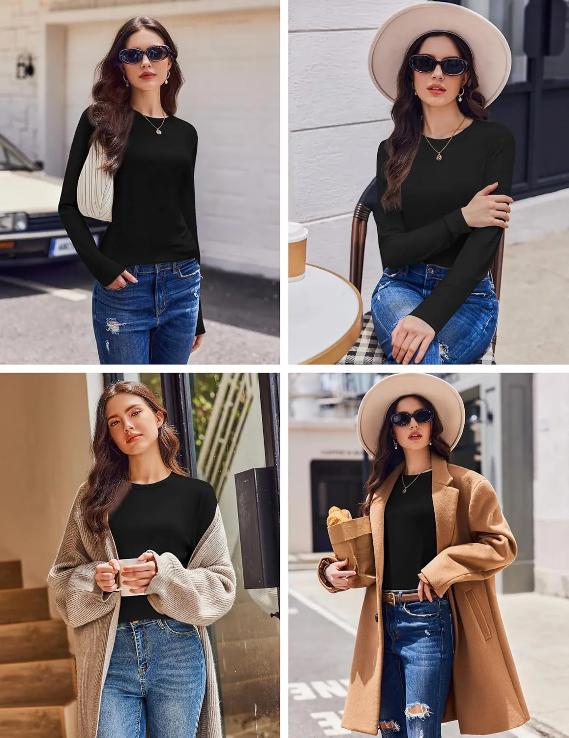 Ekouaer Long Sleeve Shirts 3 Pack Thermal Tops sold by Ekouaer product image thumbnail 3