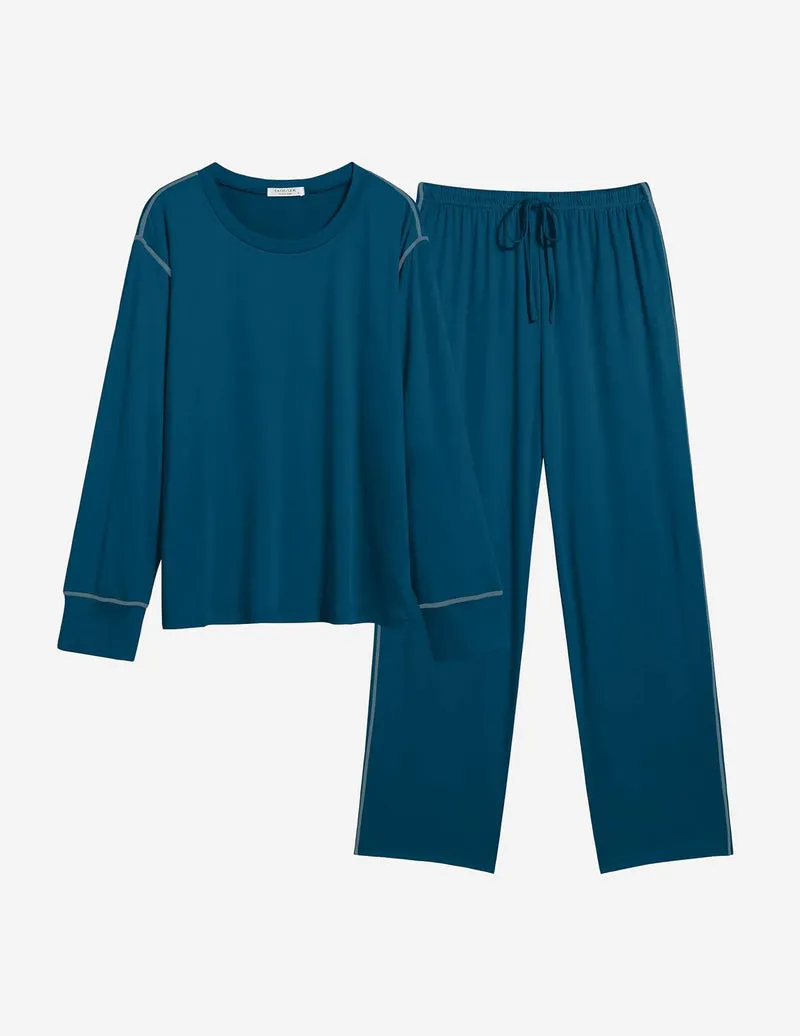 Ekouaer Teddy Pajamas Set 2 Piece Lounge Sets sold by Ekouaer product image thumbnail 3