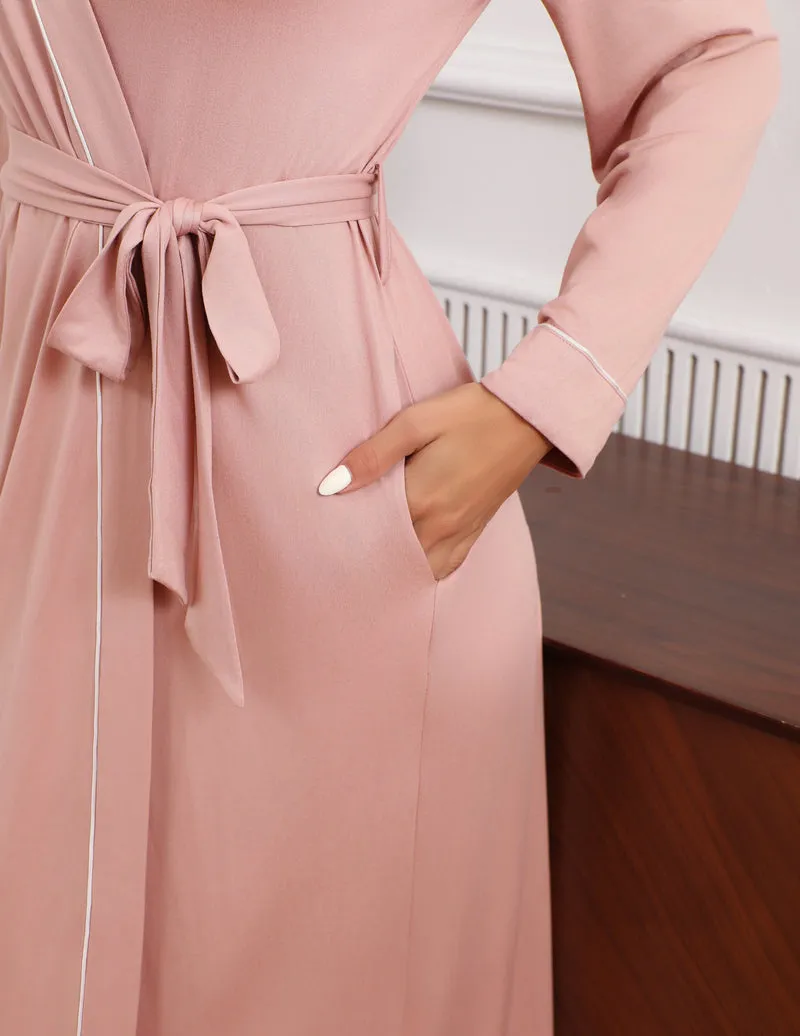 Ekouaer Teddy Robes Lightweight Soft Knit Bathrobe sold by Ekouaer product image thumbnail 5