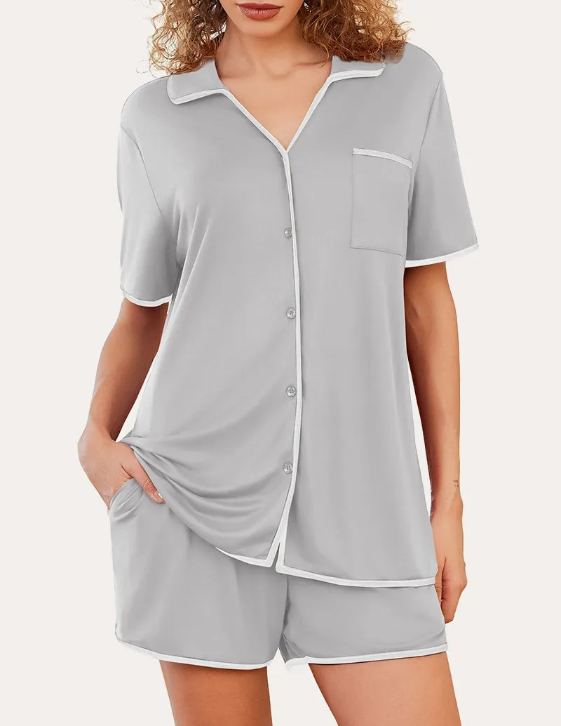 Breathable Soft Pajamas Set (US Only) sold by Ekouaer product image thumbnail 4