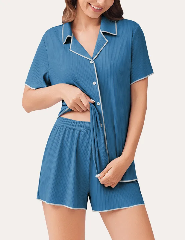 Classic Ribbed Knit Lounge Sets (US Only) sold by Ekouaer