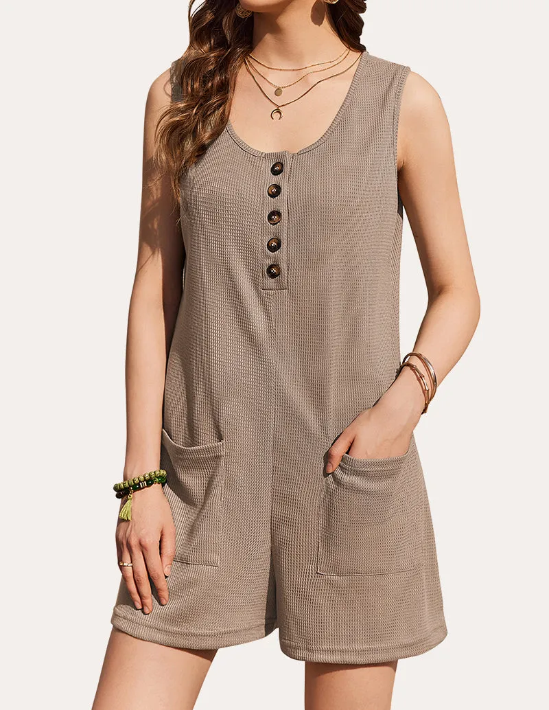 Summer Waffle Short Overalls (US Only) sold by Ekouaer product image thumbnail 2