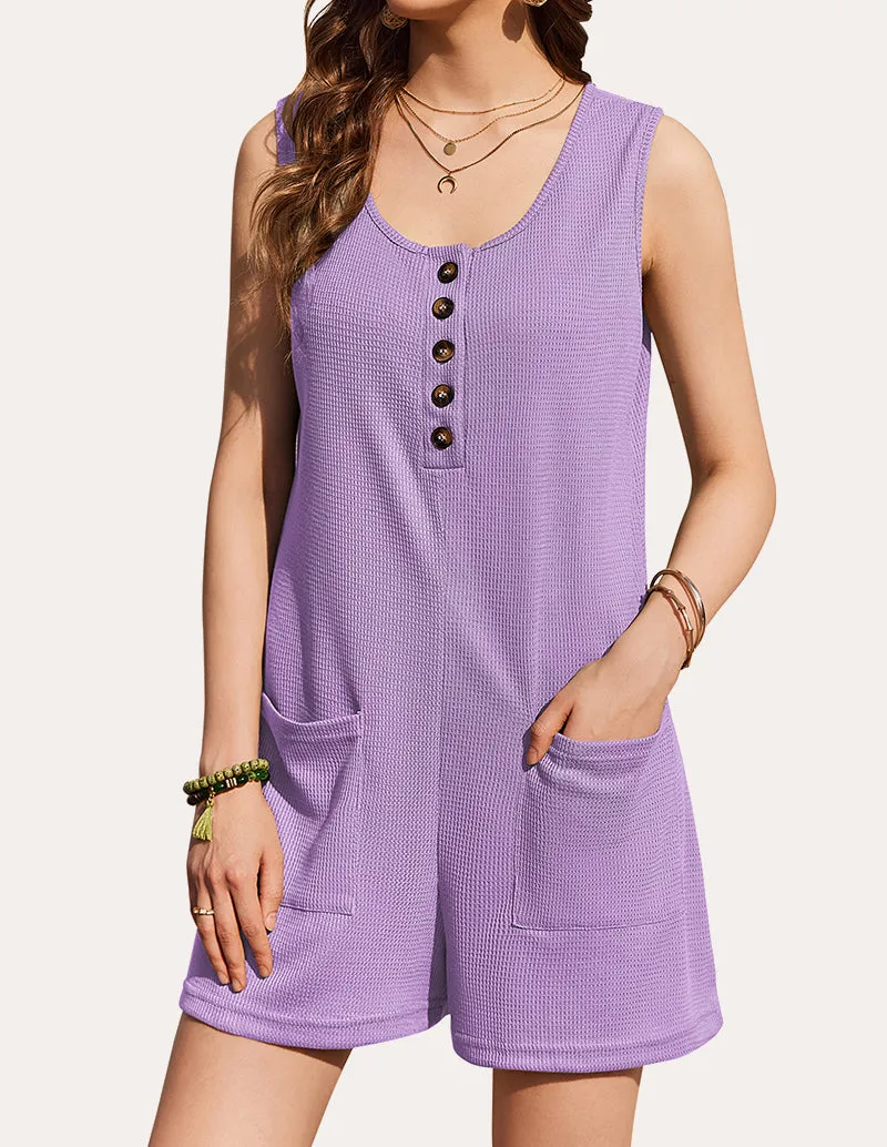Summer Waffle Short Overalls (US Only) sold by Ekouaer product image thumbnail 5