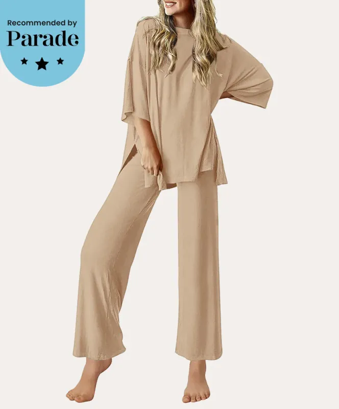 Soft Comfy 2-Piece Lounge Sets (US Only) sold by Ekouaer