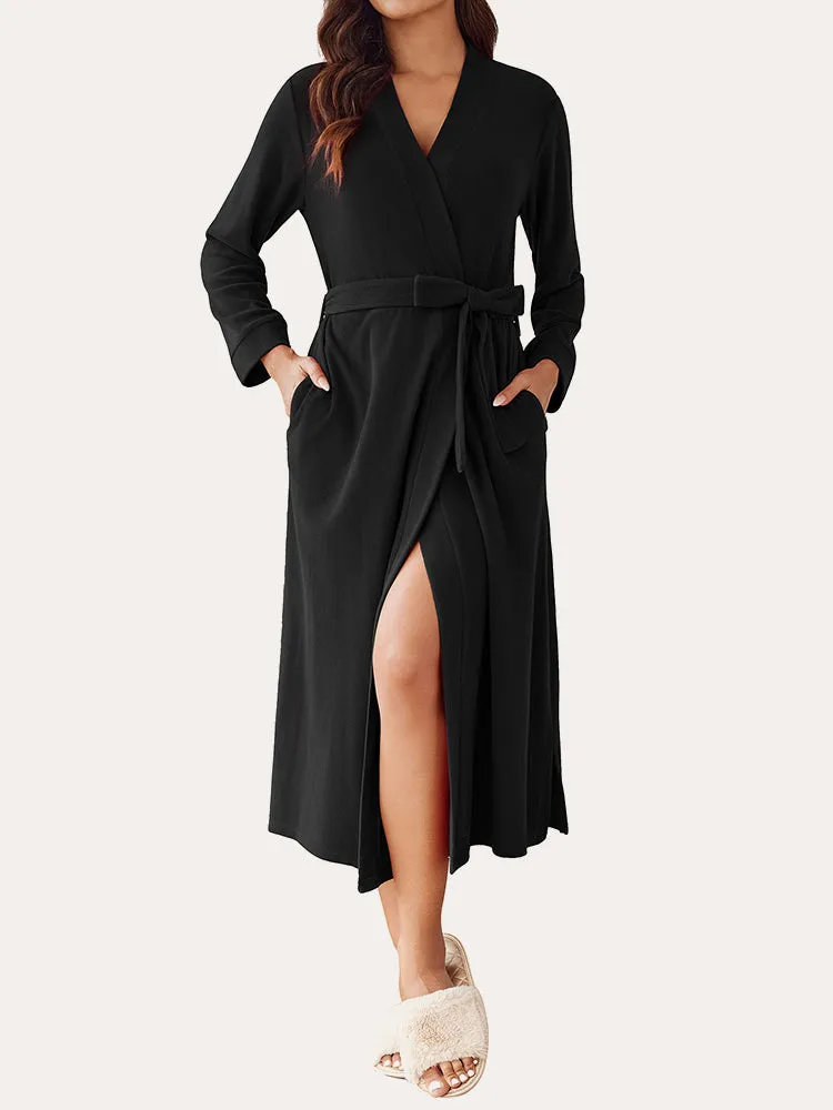 Elegant Belted Kimono Robe(US Only) sold by Ekouaer product image thumbnail 5