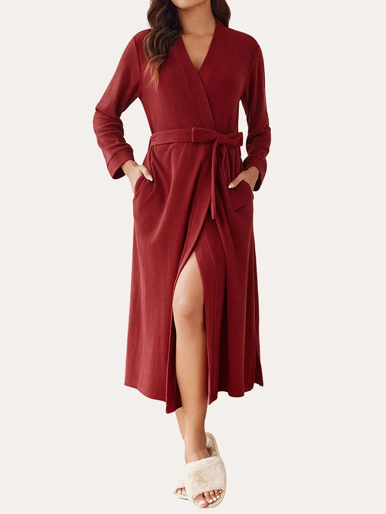 Elegant Belted Kimono Robe(US Only) sold by Ekouaer product image thumbnail 4