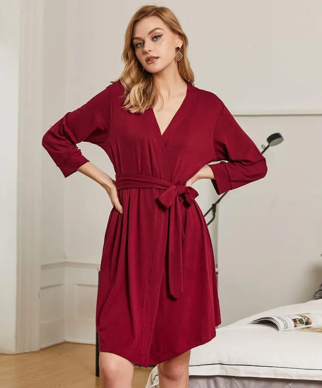 (EU Only)Urban Kimono Sauna Gown Robe made by Ekouaer