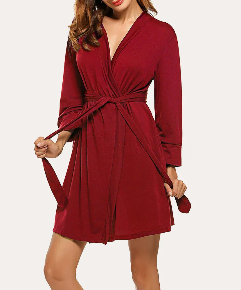 (EU Only)Urban Kimono Sauna Gown Robe sold by Ekouaer product image thumbnail 2