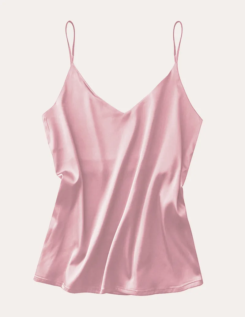 (EU Only)Basic Satin Tank Top sold by Ekouaer