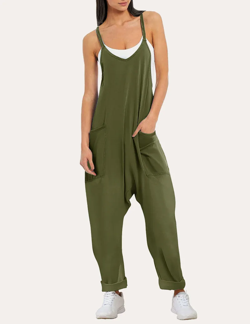 Casual Sleeveless Baggy Overalls (US Only) sold by Ekouaer product image thumbnail 2