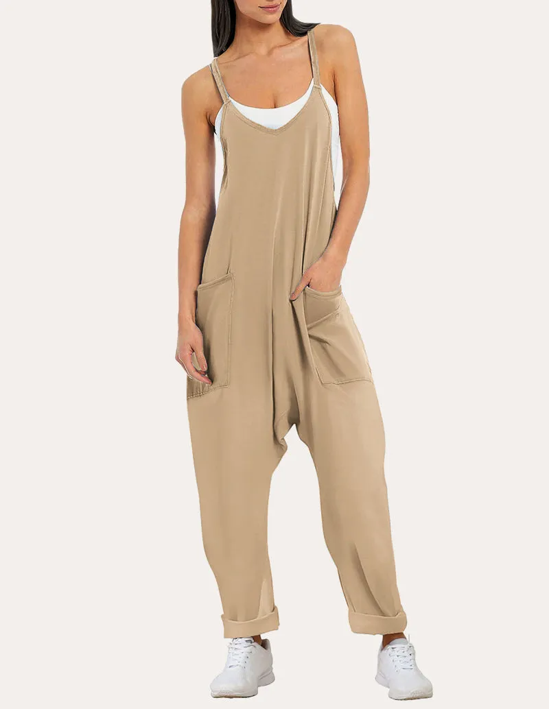 Casual Sleeveless Baggy Overalls (US Only) sold by Ekouaer product image thumbnail 5