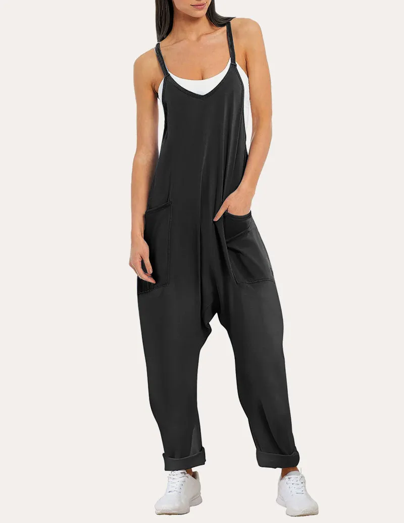 Casual Sleeveless Baggy Overalls (US Only) sold by Ekouaer product image thumbnail 3