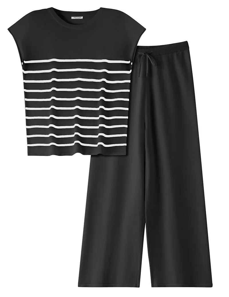 Knit 2-Piece Lounge Set (US Only) sold by Ekouaer product image thumbnail 3