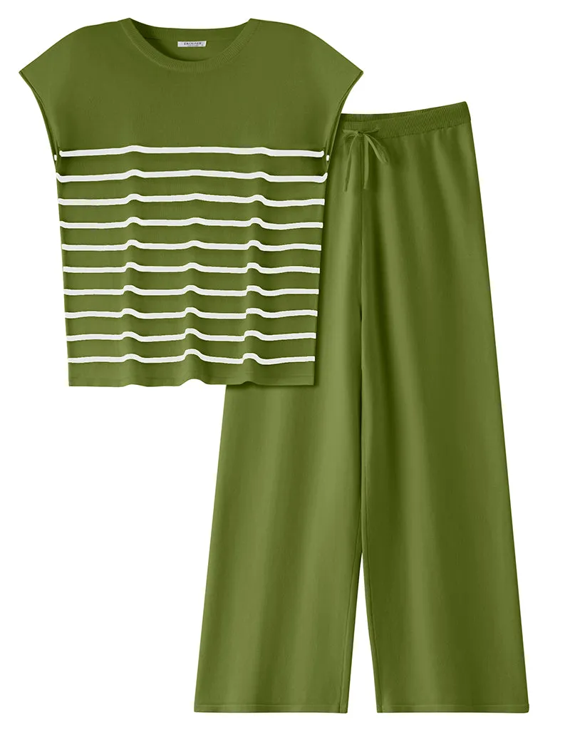 Knit 2-Piece Lounge Set (US Only) sold by Ekouaer product image thumbnail 2